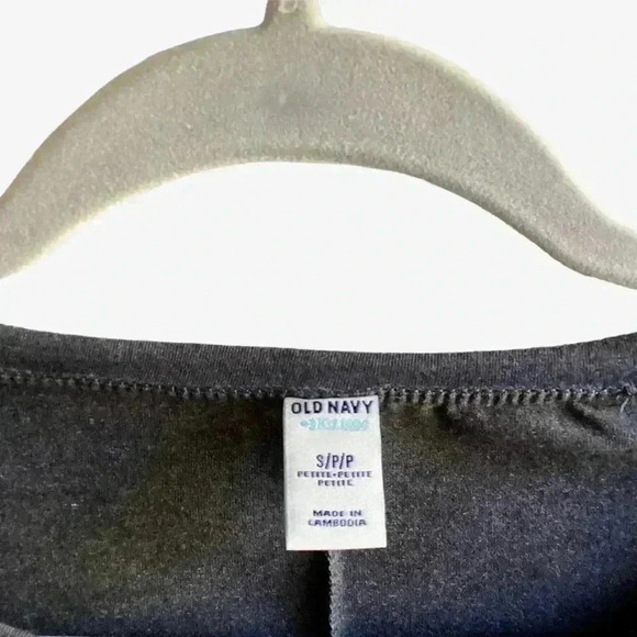 Old Navy Sequins Front 3/4 length Sleeve Gray Shift Dress size XS - Picture 3 of 3